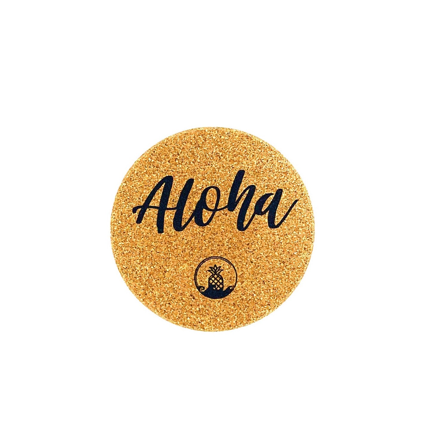 Aloha Box Hawaii logo coaster