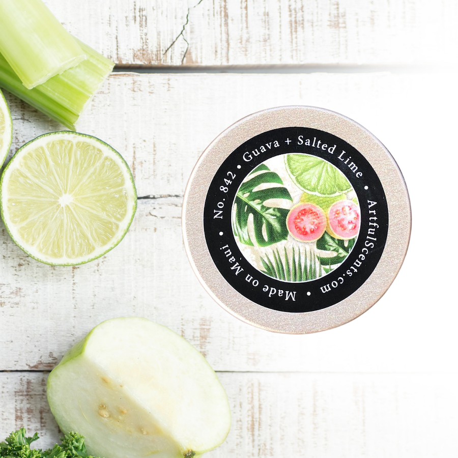 Artful Scents Guava Salted Lime scented candle