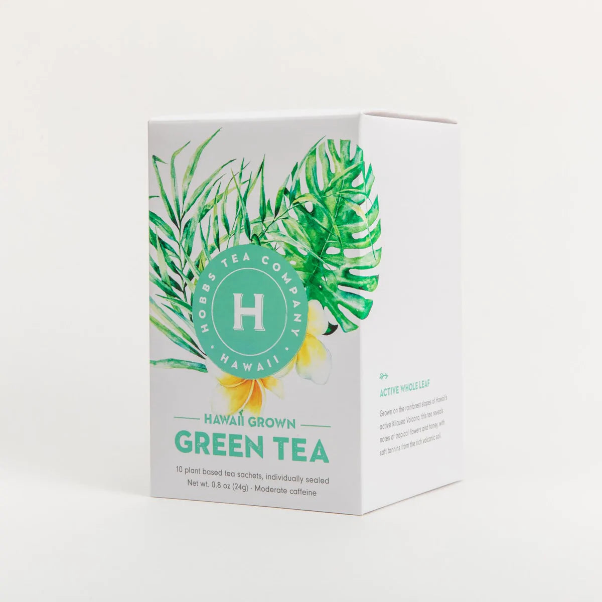 Hobbs tea - green tea box