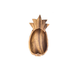 Pineapple shape wooden bowl small