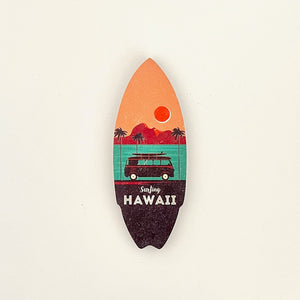 Hawaii surfboard magnet