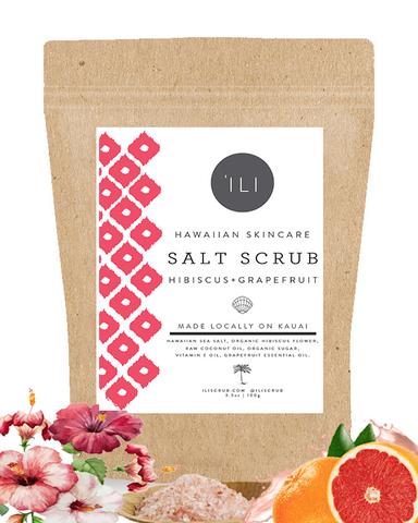 iLi hibiscus grapefruit salt scrub